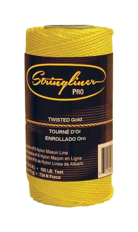 0.25 Oz Mason Line Refill 270 Ft. Twisted Nylon Gold