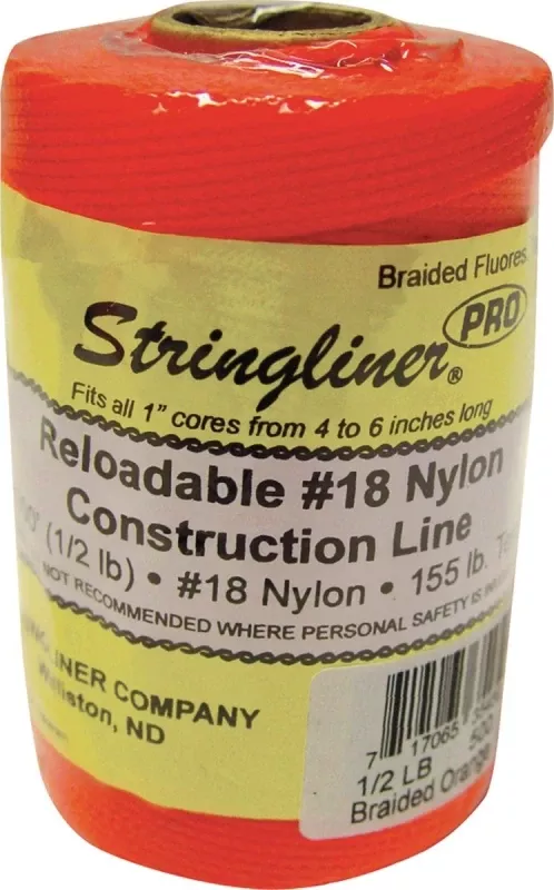 0.5 Oz Mason's Line And Reel 500 Ft. Fluorescent Orange Braided