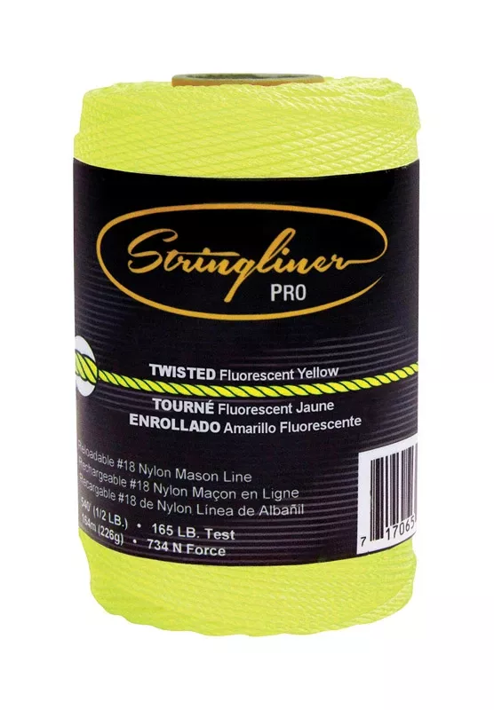 0.5 Oz Mason's Line And Reel 540 Ft. Yellow Twisted Nylon