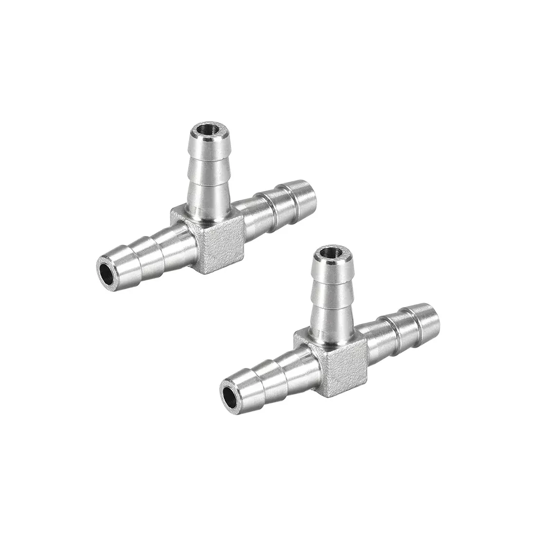 1/4-Inch (6mm) Hose ID Barb Fitting Stainless Steel 3 Way T Shaped Union Home Brew Fitting