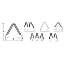(2) Lh End Sections, Blk Top Ser for Case || Replaces OEM # 712-790