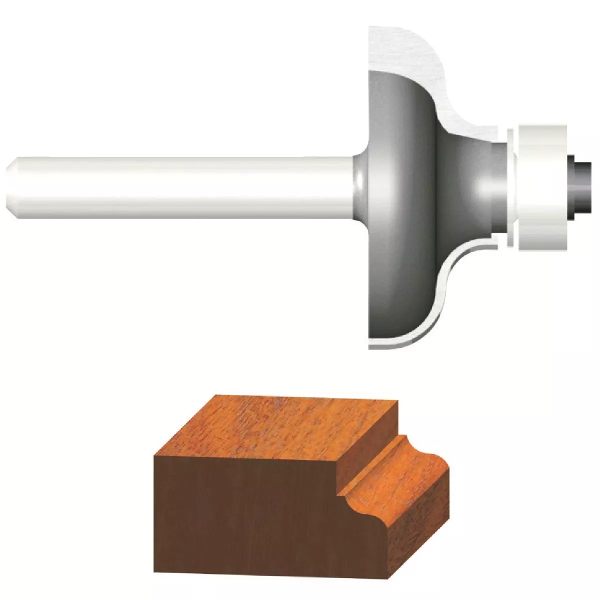 .25 X .5-In. 2-Flute Ogee Router Bit