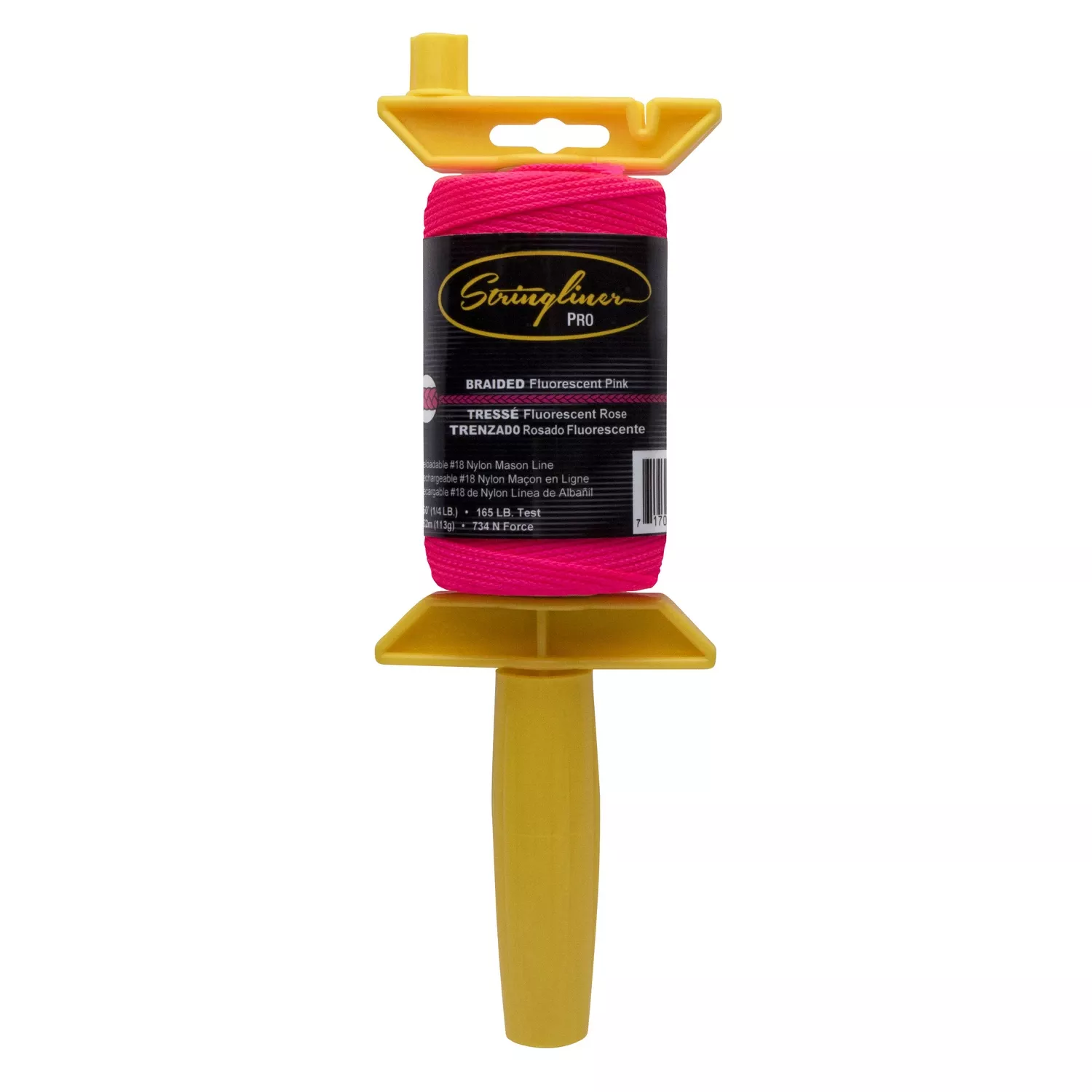 Construction Line, Fluorescent Pink Nylon, 250-Ft. Reel