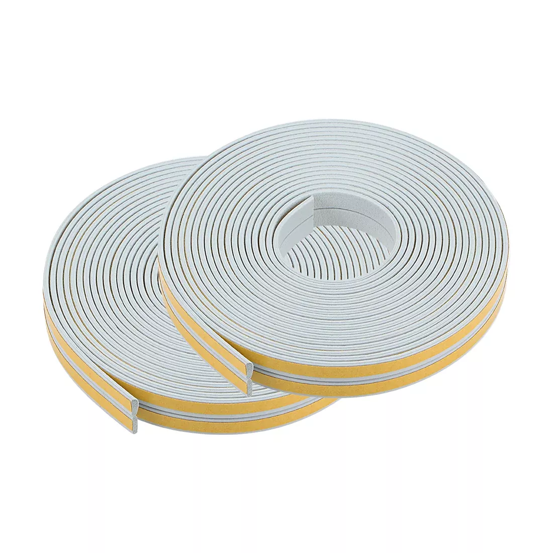 Foam Tape Adhesive Weather Stripping 9mm Wide 2mm Thick, 5 MetersGray, 2Pcs