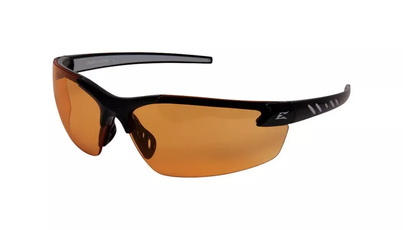 Zorge G2 Safety Glasses Amber Lens Black Frame Model Dz114-g2